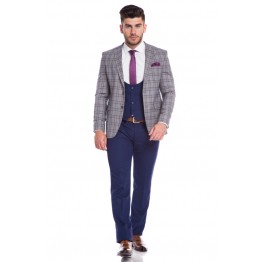 Costum Hector,  in carouri alcatuit din 3 piese